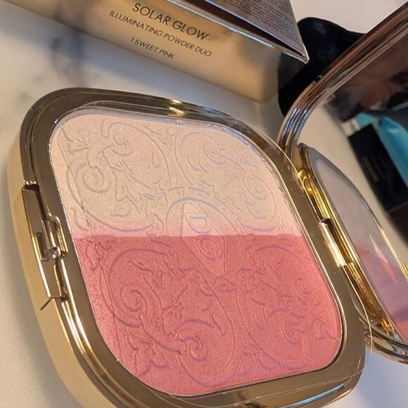 Last Price! Dolce & Gabbana Solar Glow Powder Duo SWEET PINK Highlighter Blush - Picture 4 of 7